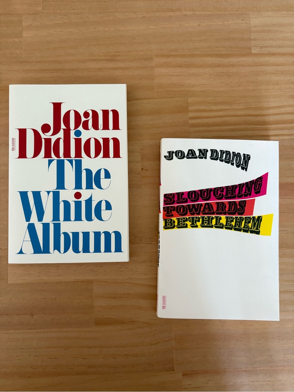 Joan Didion Book Bundle The White Album & Slouching Towards Bethlehem
